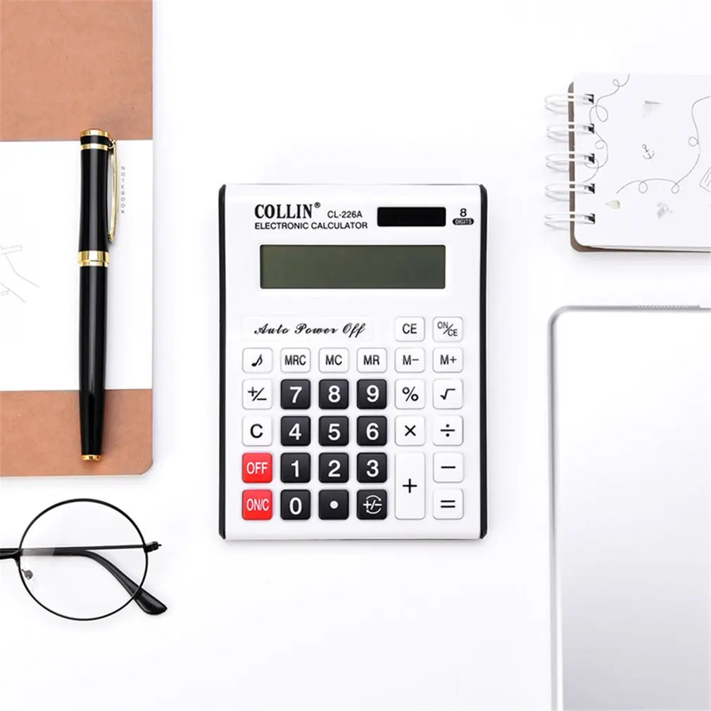 

Handheld Display Scientific Calculator Pocket Type Dual Power Large Display Office Desktop Calculator