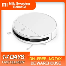 Xiaomi Mijia Mi Robot Vacuum Cleaner G1 Sweeping Mopping Cleaner 2200pa Cyclone Suction Smart Planned For Home Cordless Washing