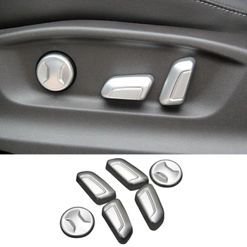

For Volkswagen Golf MK7 2014-2019 Matte Interior Seat Adjustment Button Frame Cover Trim ABS Car Accessories 6PCS
