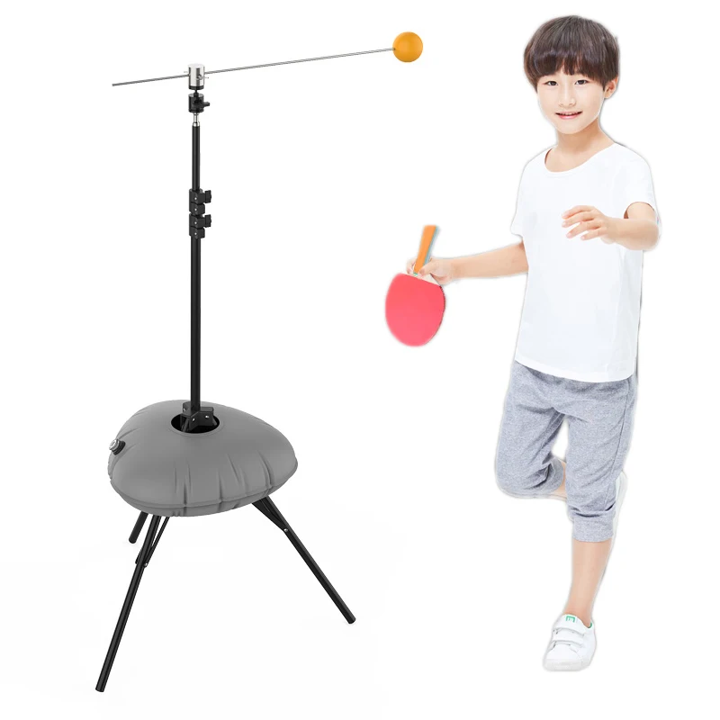 US $109.95 Table Tennis Trainer Ping Pong Robot Table Tennis Ball Machine Training Adjustable Folding Simulator Practice Picker Equipment