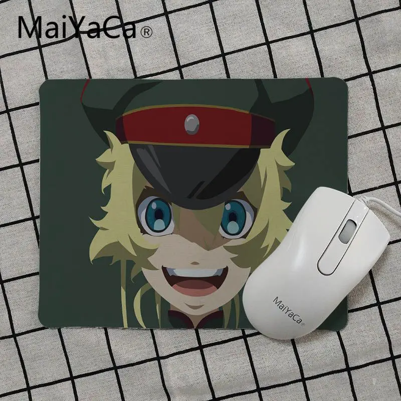 MaiYaCa Youjo Senki Tanya Von Degurechaff аниме девушки коврик для мыши игровой коврик для мыши Противоскользящий ноутбук ПК коврик для мышки коврик s