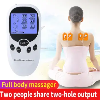 

Double Output DC Cervical Vertebra Massager Instrument Electric Neck Shoulder Massager Mini Multifunctional Massage Instrument