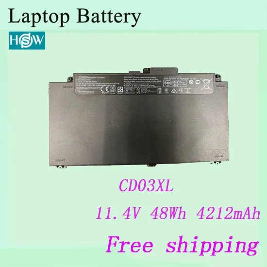 Высококачественный аккумулятор для ноутбука для hp CD03XL CD03048XL HSTNN-LB8F 931702-421 Батарея