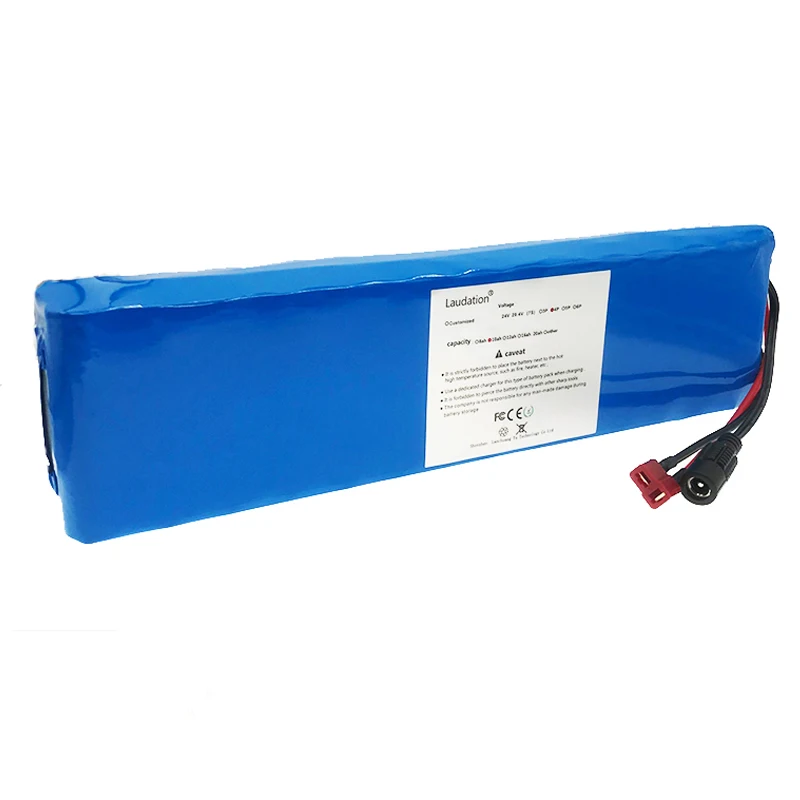 24v аккумуляторная батарея 24V 12Ah литиевая батарея электрического велосипеда 29,4 V 12800 мА/ч, 15A BMS 250 Вт 350 18650 Батарейный блок двигатель для инвалидной коляски