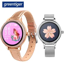 Greentiger M8 Смарт-часы для женщин IP68 Водонепроницаемый Дамский смарт-браслет монитор сердечного ритма фитнес-трекер модный браслет