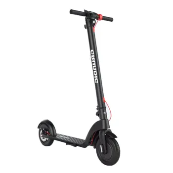 Billige EU Lager Elektrische Skateboard Roller 2 Rad Elektro-scooter 10 Zoll 36V 350W 6,4 AH Faltbare X7 Kick Roller Für Erwachsene
