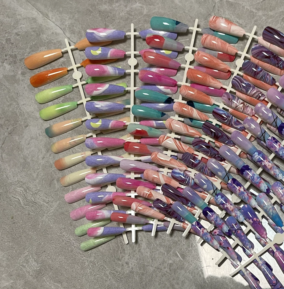 Long False Nails Tips