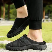 Обувь; мужские тапочки; зимние тапки; zapatos de hombre; пара; большие размеры; повседневная домашняя Теплая Бархатная обувь; удобные хлопковые тапочки