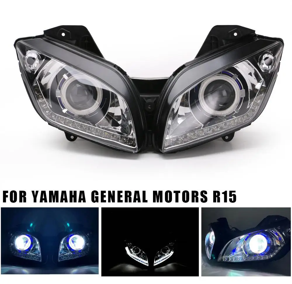 Фара светодиодная в сборе для мотоцикла YAMAHA R15 аксессуары модификации фар