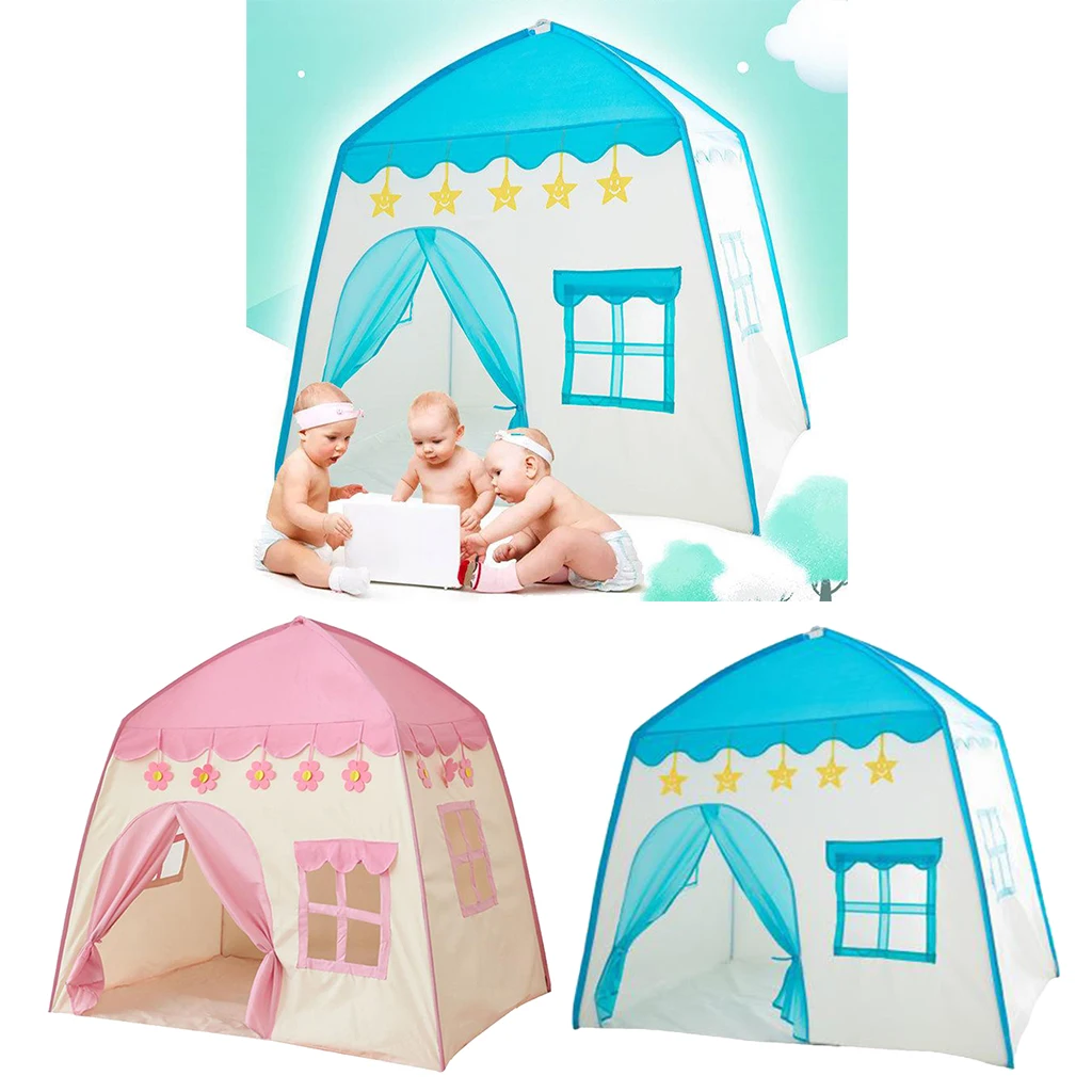 Kids Play Tent Large Space  Up Baby Tents Castle Home Garden Birthday Toy