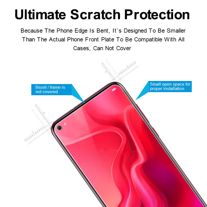 2.5D Закаленное стекло для huawei Nova 3 3i 3E 4 4E Nova 5 Pro 5i Pro Защита экрана для huawei Nova 5 Pro 2i 2s прозрачная стеклянная пленка
