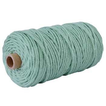 

Craft Rope Making String 4mm Single Pipping Macrame 100m Woven Twisted