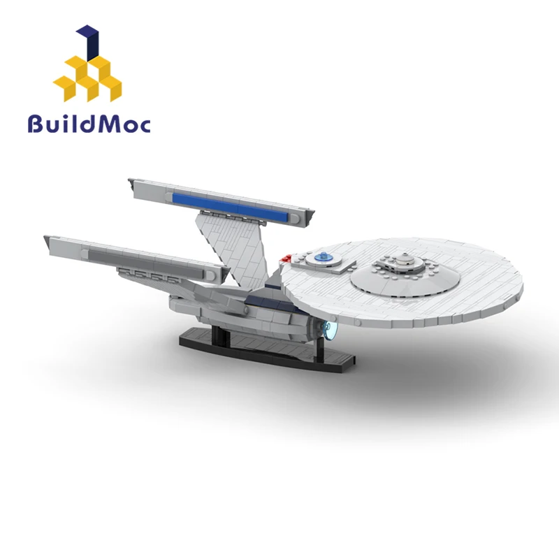 Buildmoc фильм звезда предприятия Flighters 716 шт Кирпичи Модель MOC строительные блоки
