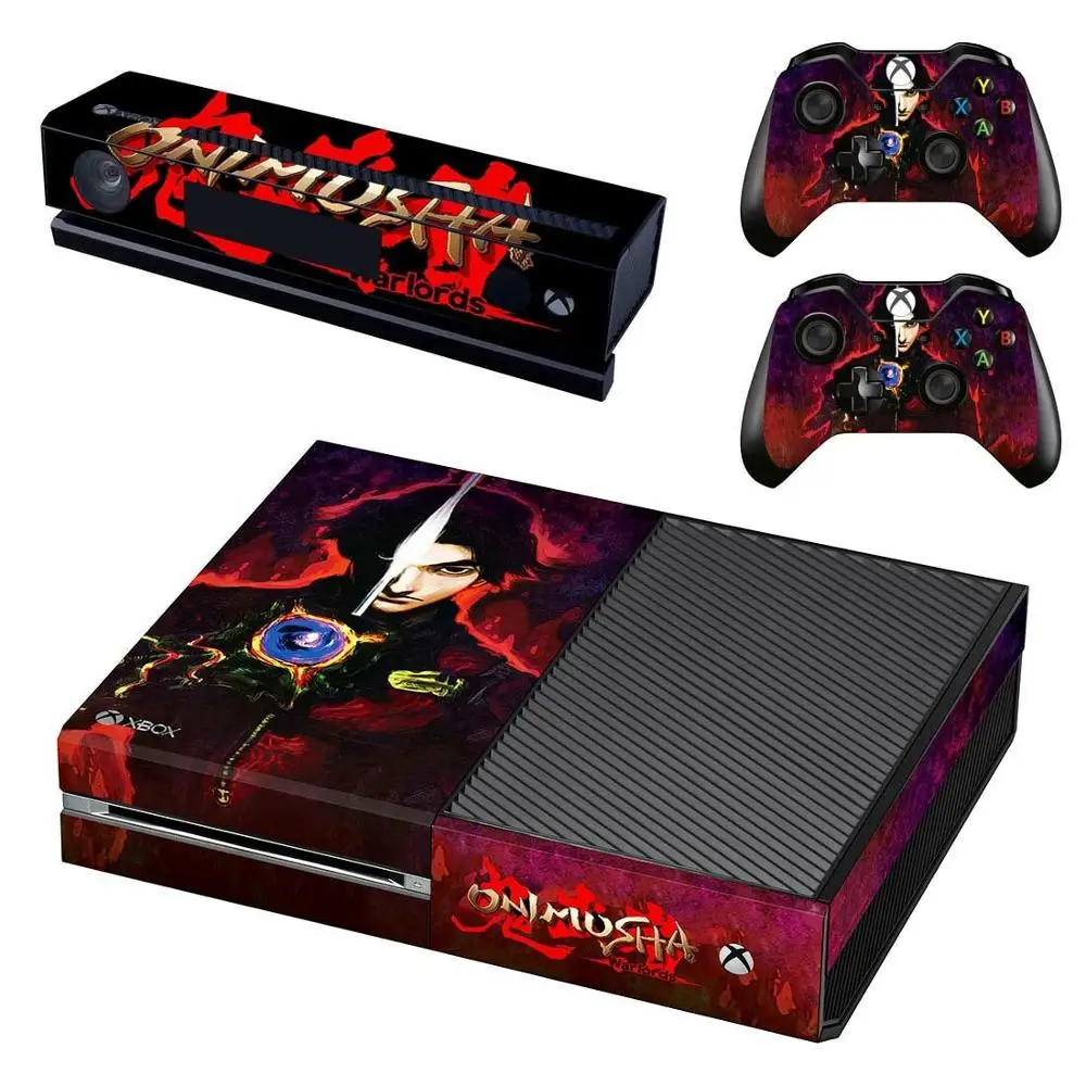 Стикеры Onimusha s для xbox one виниловые наклейки для кожи Стикеры Adesivo для xbox one консоль Kinect два контроллера шкуры - Цвет: GSTM2373