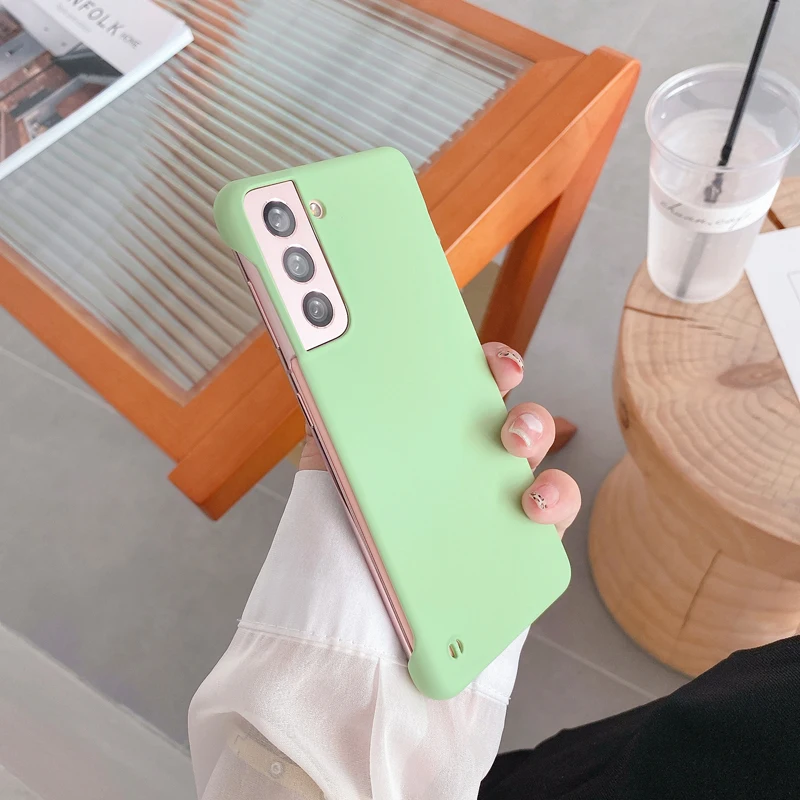 For Samsung S22 Ultra CaseThin Matte frameless Case Shockproof Cover For Galaxy Note 20 Ultra 10 9 S10 S9 S20 Plus S21 F_voghion.com