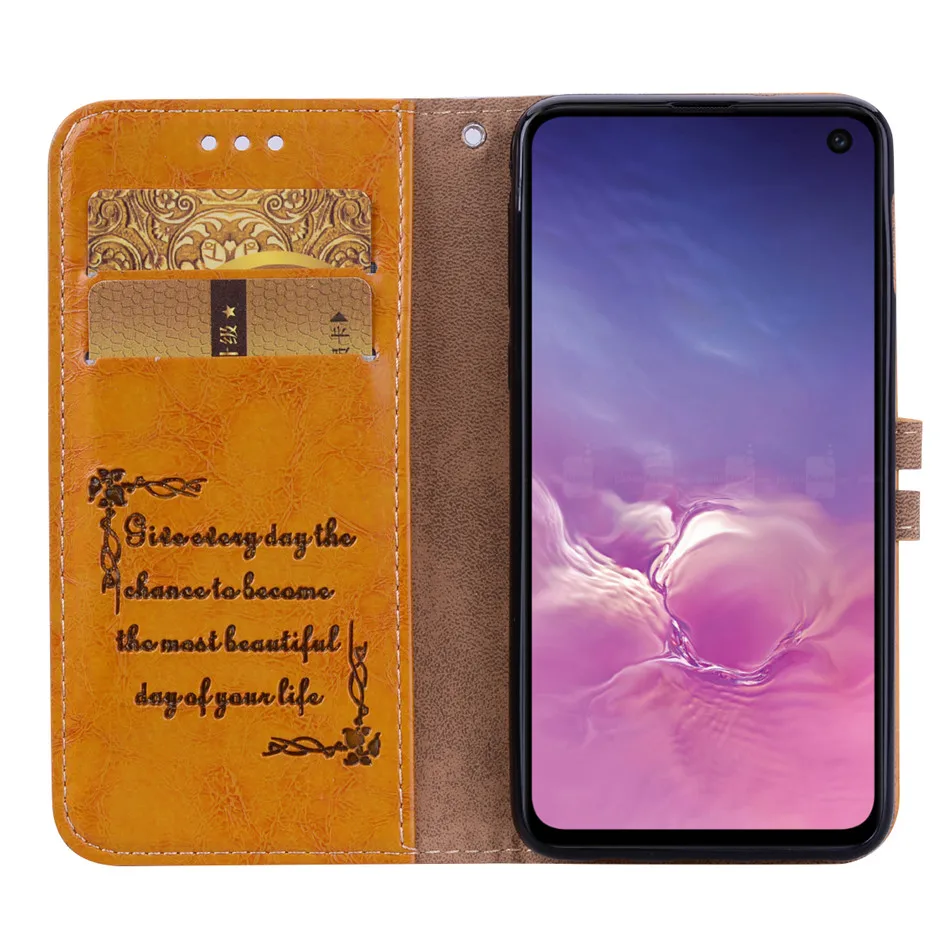 Высококачественный кожаный чехол для huawei P Smart Z P20 P30 P8 P9 Lite mate 20 Pro Y5 Y6 Y7 кошелек с карманом для карт P17F