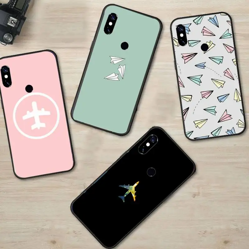 

The World Paper Plane Aircraft Phone Case For Xiaomi Redmi Note 4 4x 5 6 7 8 pro S2 PLUS 6A PRO