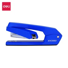 Deli folhas giratórias stapler e0434, folhas giratórias tipo stapler para casa e escritório com 25 folhas
