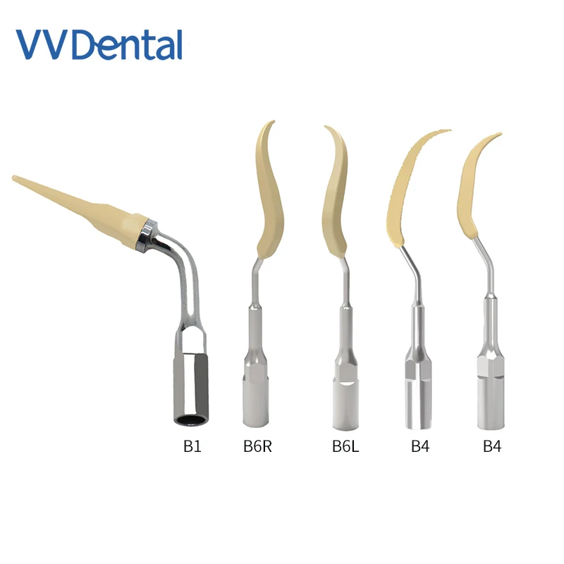 

VV Dental Ultrasonic Dental Scaling Tips For Implant Ceramic Orthodontic Teeth And Dentures Cleaning Tools High Polymer Material
