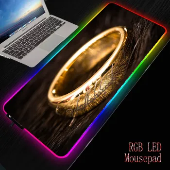 

MRGBEST Lord of The Rings Ring Gaming Mouse Pad Gamer Large Computer Mause Pad Carpet Keyboard Desk Mat Backlight Mouse Pad