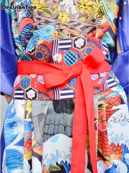 

2020 women hooded cape woolen kimono belt floral overcoat kimono cloak ponchos long cosplay christm