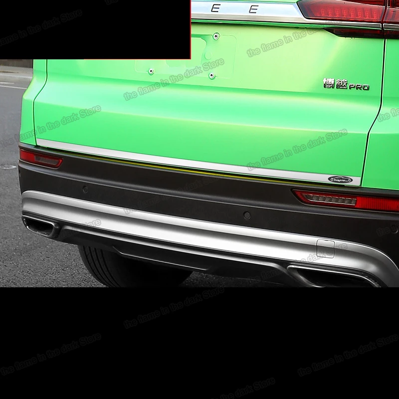 Автомобильная задняя дверь из нержавеющей стали Lsrtw2017 для geely atlas pro emgrand boyue 2020 |