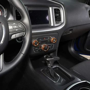 

3pcs A/C Radio Control Knob Trim Ring For Dodge Challenger/Charger 15+