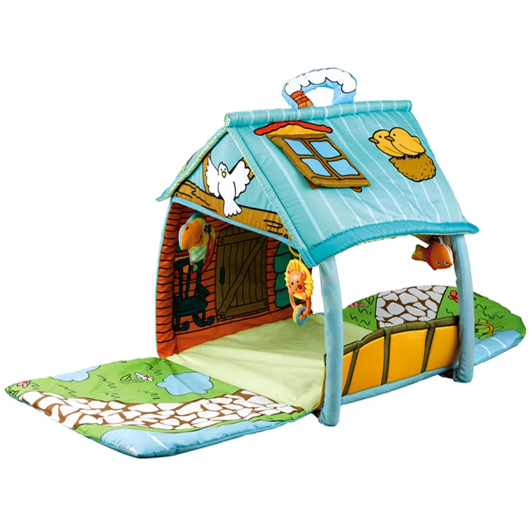 Детский Игровой Коврик большой дом головоломка раннее образование детский коврик для лазания Многофункциональная игрушка стойка для фитнеса