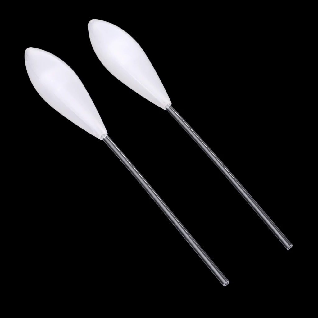 2pcs Acrylic Bombarda Fishing Floats Carp Coarse Trout Bass Sea Lure Fly Fishing Accessories Spinning 5.7g 8.4g 10g 12.6g 