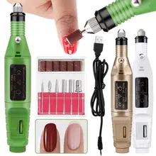 Профессиональная электрическая дрель для ногтей, машинка для маникюра, токарный станок для маникюра и педикюра, электрическая пилка для ногтей, полировальная машина