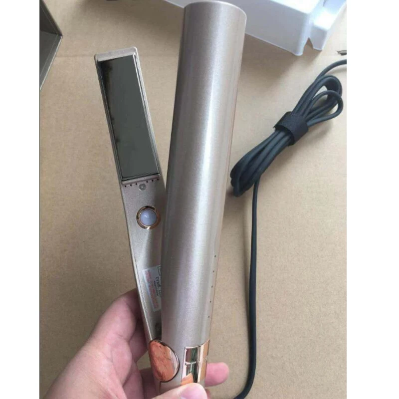 

2019 Iron Pro 2- in -1 Hair Curler and Hair Straightener Flat Irons Electric Styling Tools US/UK/EU Plug 110V-240V ePacket Ship