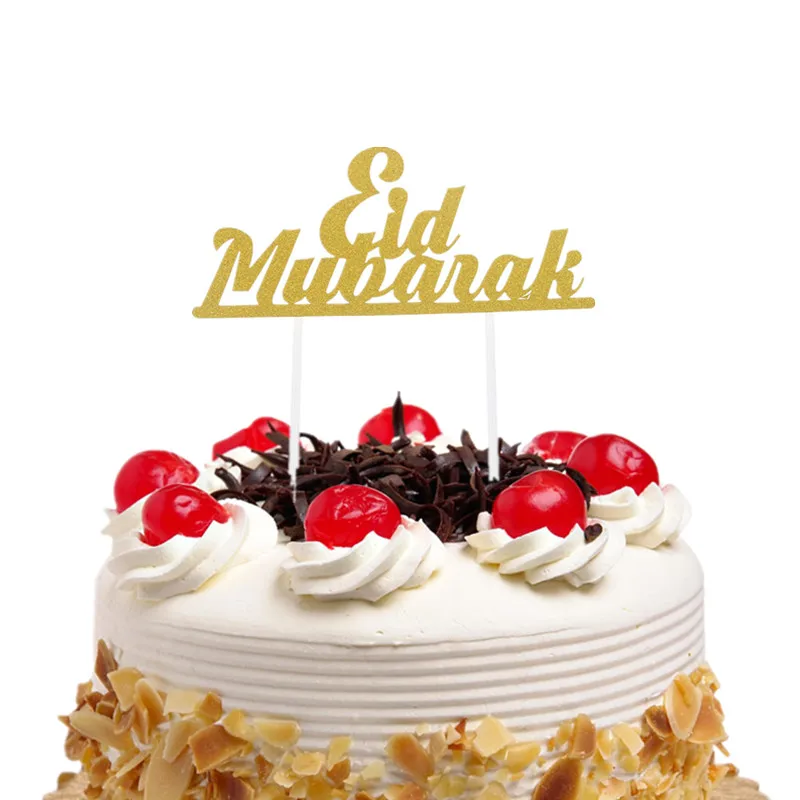 20 шт. Eid Mubarak Торт Топперы DIY украшения для кексов флажки для торта дети день рождения Свадебный для свадебной вечеринки Рамадан мусульманский Eid выпечки Декор