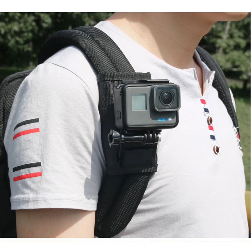 Высокое качество Спортивная камера рюкзак зажим для Gopro Hero7 6 5 черный аксессуары для экшн камеры