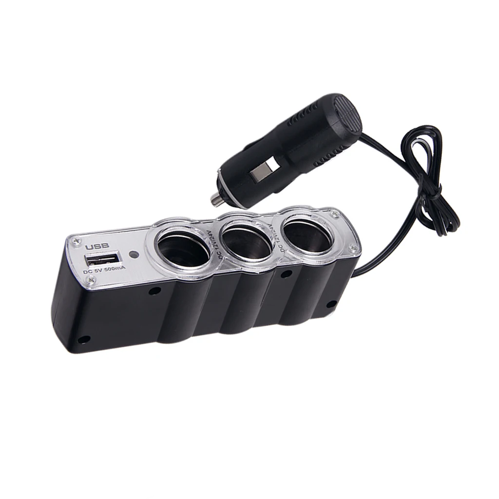 USB адаптер зарядное устройство зажигалка авто 3 способ Зажигалка-сепаратор DC 12V