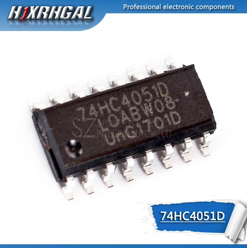 1 шт. 74HC4051D SOP16 74HC4051 SOP SN74HC4051DR SMD 744051 | Электронные компоненты и принадлежности