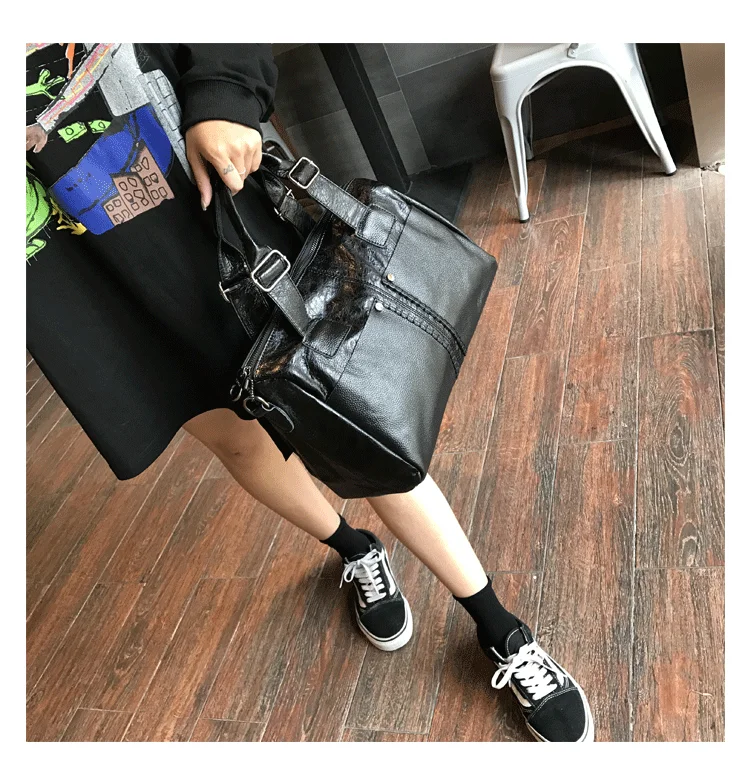 women winter pu leather bag OL black one shoulder bag female brown blue green casual crossbody messenger bag