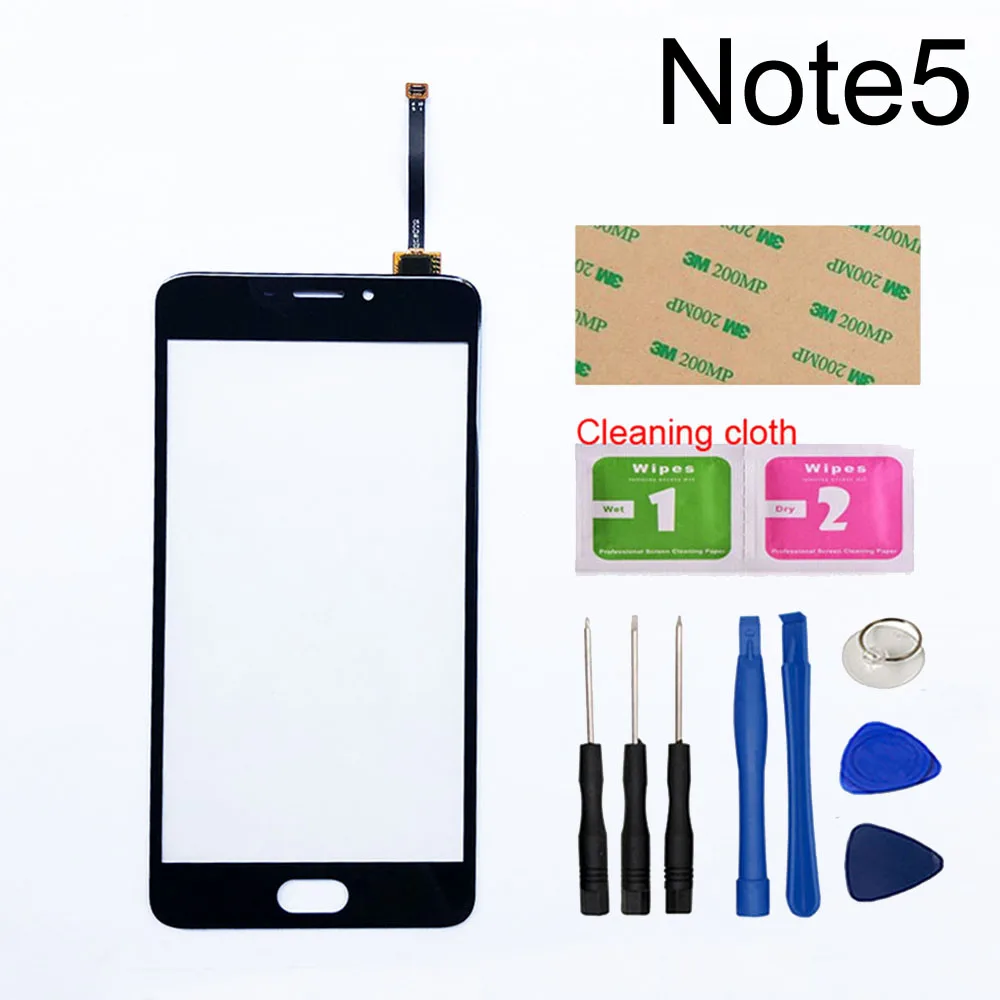 5,5 'для Meilan Note3 Note5 Note6 Сенсорный экран для Meizu MeiLan Note 6/5/3 Сенсорный экран планшета Сенсор Стекло Панель Замена - Цвет: Note5 Black Tool