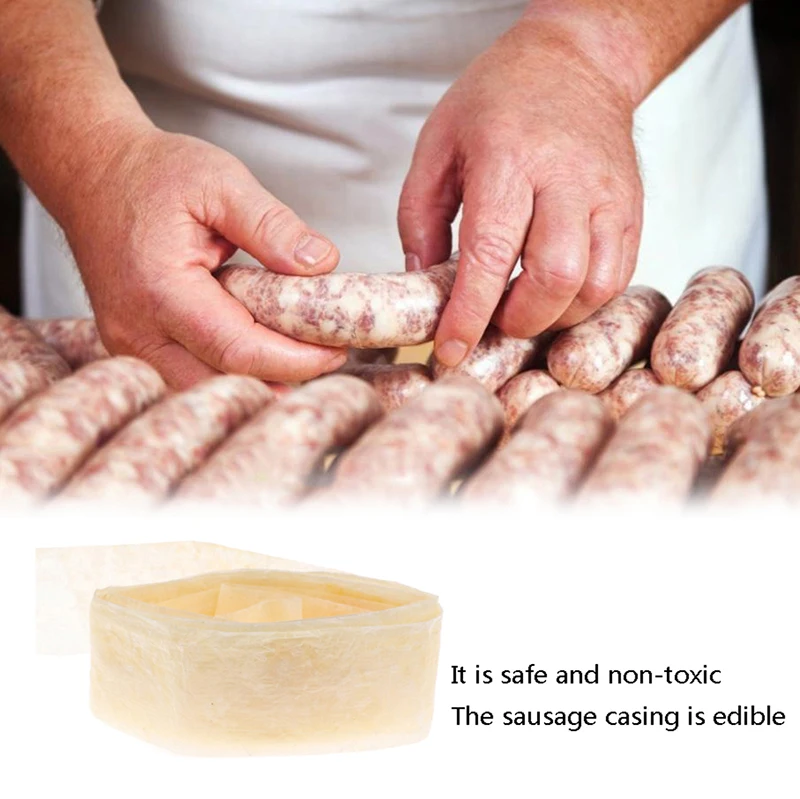 16mm Edible Sausage Packaging Tools Sausage Tubes Casing for Sausage Mak TLCE 