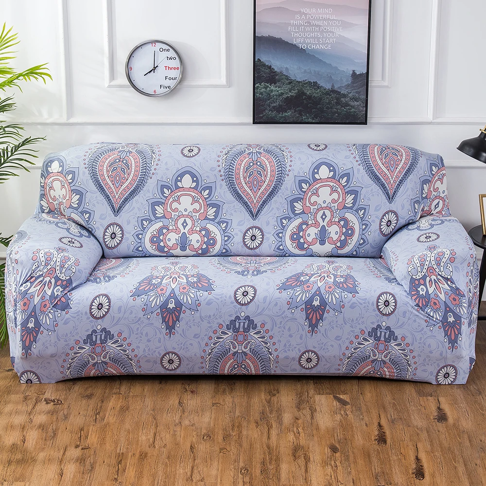 Airldianer, геометрические эластичные Чехлы для дивана из спандекса, плотные Чехлы для дивана, все включено, для гостиной, секционные Чехлы для дивана, сиденья - Цвет: 001