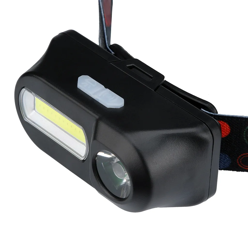 Y# Мини Водонепроницаемый XPE LED COB светодиодный 6-режимный фара USB Перезаряжаемые 18650 Батарея головной свет лампа фонарик для Outdoor35
