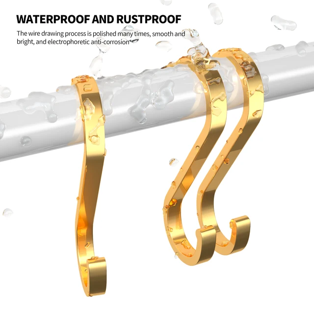 Fypo Űr Alumínium S Horog Multifunkcionális Fém Függő Konyha Fürdőszoba Korlát Fogas A Ruhák Kézitáskához - Image 5