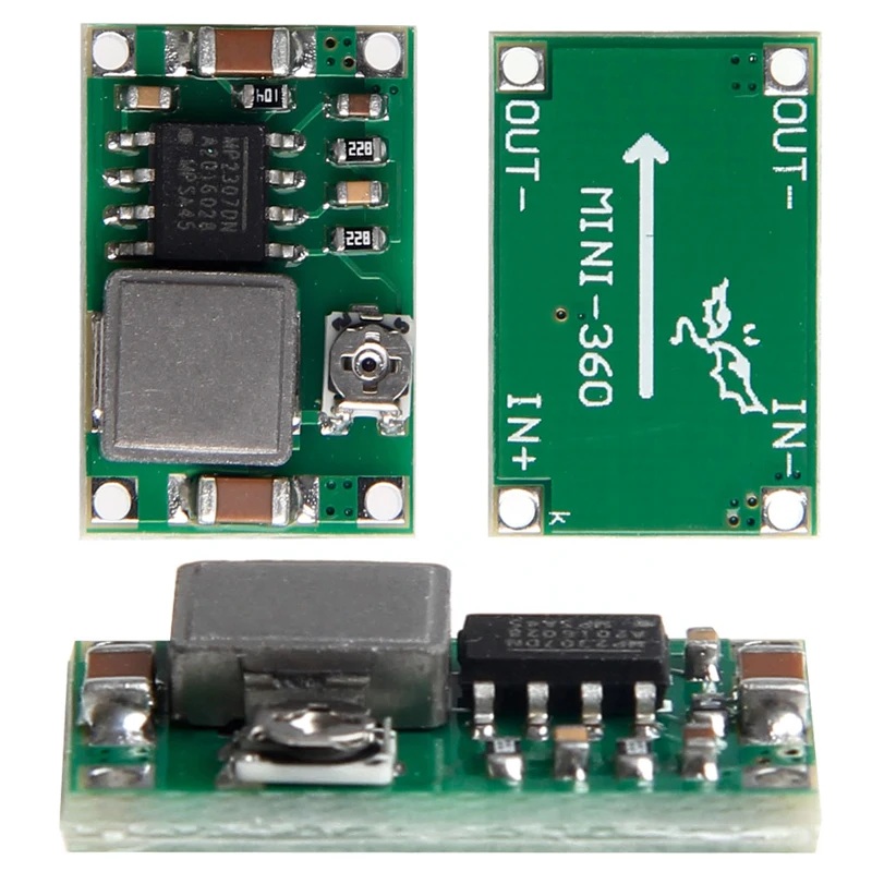 Mini 360 DC/DC преобразователь понижающий 4 75 V-23V To 1V-17V модуль источника питания 4XFD |