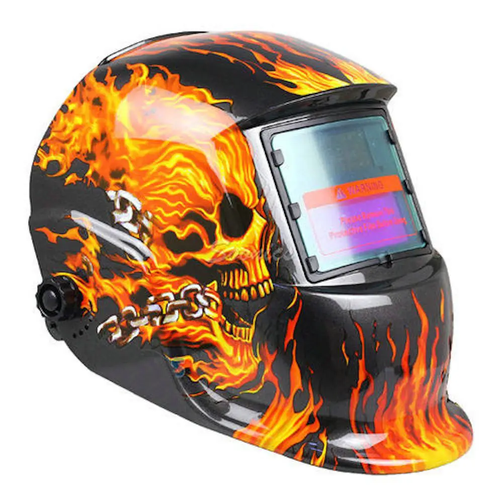 Solar Auto Darkening Welding Helmet Arc Tig Lens Mask Welders Grinding Function 