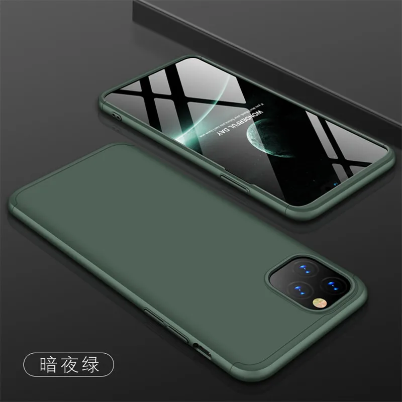 Чехол для iphone 11 противоударный матовый чехол 360 градусов Pro Max телефона | Мобильные