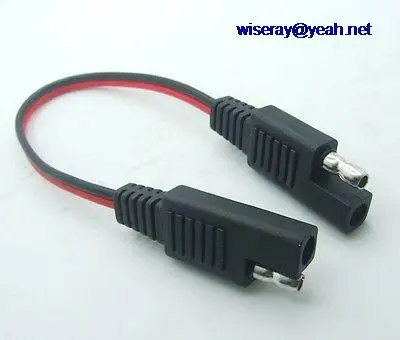 DHL/EMS 100 шт SAE в SAE DC Силовые автомобильные кабели 18AWG 250 мм для сигарет Cable-A8