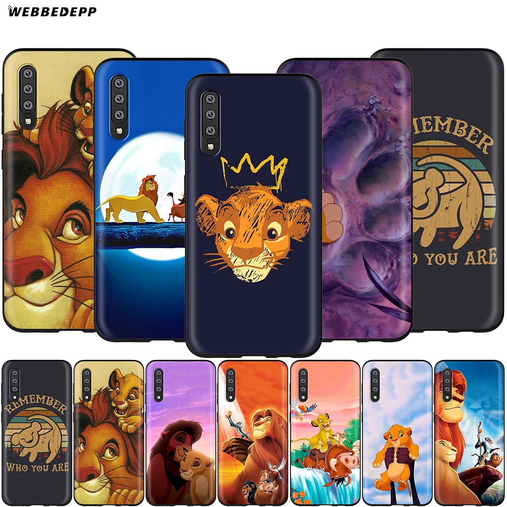 

Webbedepp The Lion King Case for Samsung Galaxy S7 S8 S9 S10 Plus Edge Note 10 8 9 A10 A20 A30 A40 A50 A60 A70