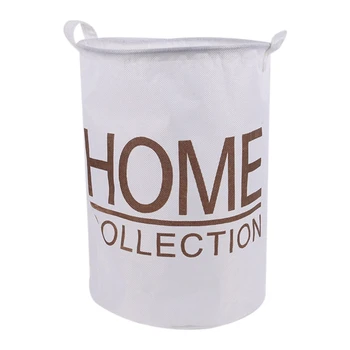 

Laundry Basket Dirty Clothes Storage Fashion Waterproof Large Basket Debris Storage Box A803 22,White