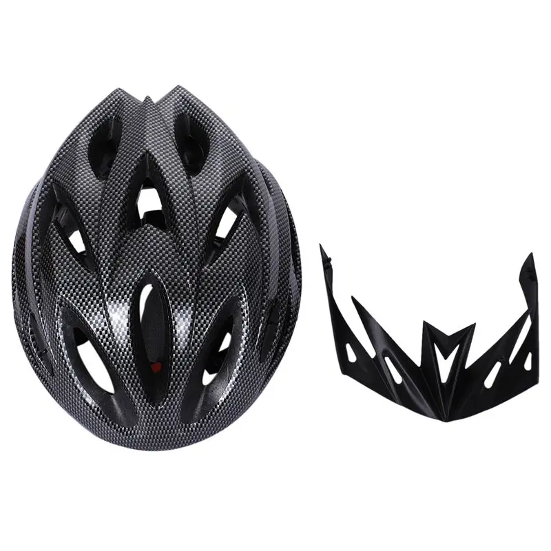 ABUO-карбоновый велосипедный шлем велосипед MTB Велоспорт Взрослый Регулируемый унисекс защитный шлем