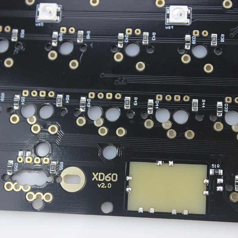 Механическая клавиатура Xd60 Xd64 V2.0 PCB настраиваемый комплект подсветка RGB GH60 60%
