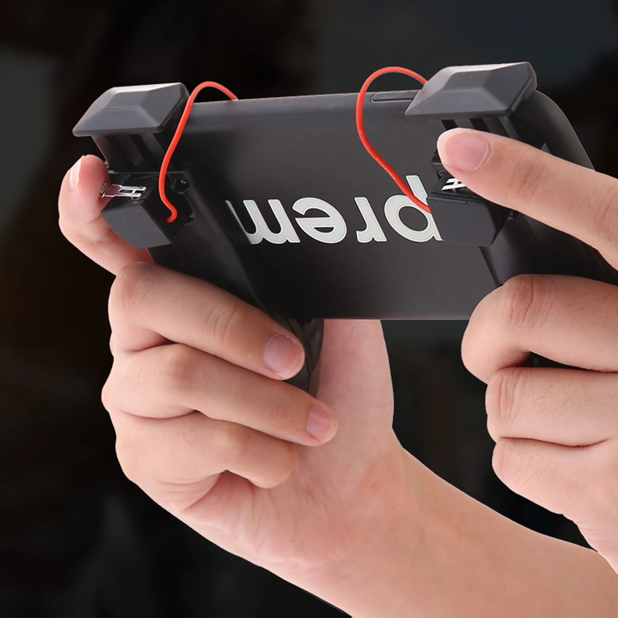 MV for Three PUBG Gamepad Grip Holder Handle Bracket Game Accessories Mobile Power Controller Gamep